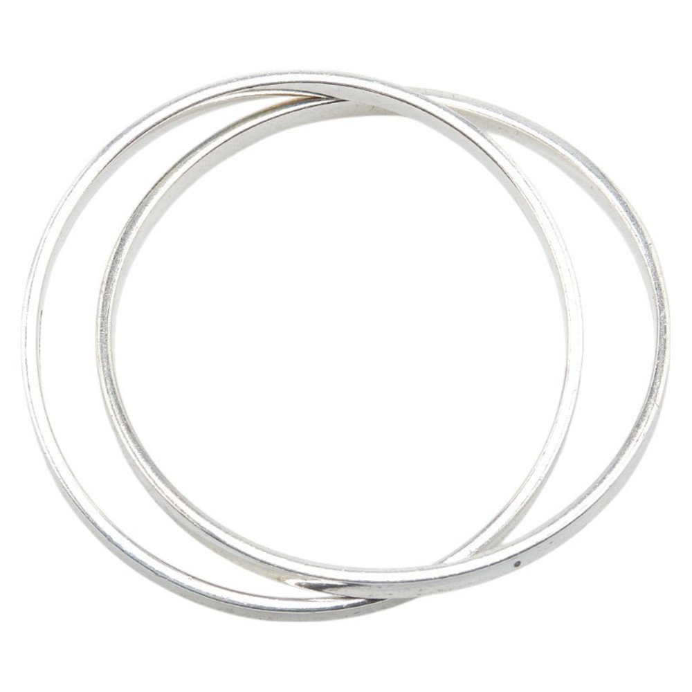 Tiffany Interlocking Circle Bangle Silver Co - image 4